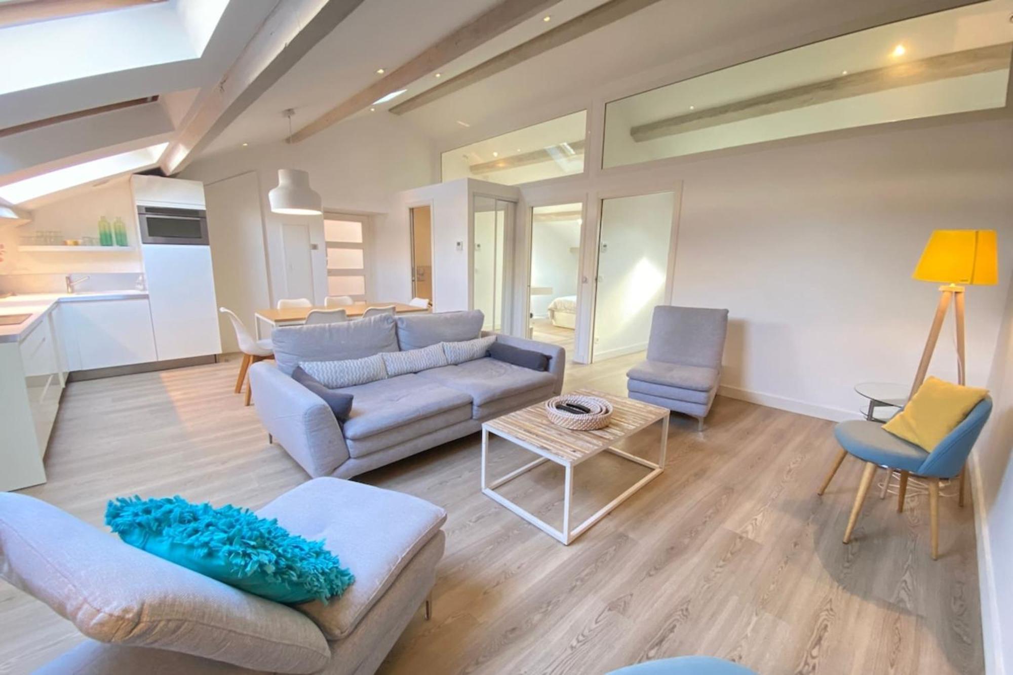Modern & Bright 4-Room Apartment In Cannes Banane Ngoại thất bức ảnh